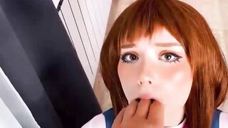 Ochako Uraraka Sweetly Hard Fuck After