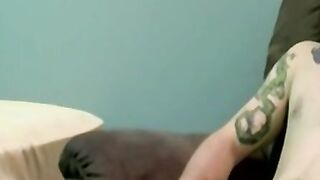 Masturbation leads to hardcore bareback with gay amateurs