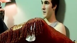 Masturbation leads to hardcore bareback with gay amateurs