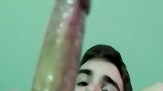 Masturbation leads to hardcore bareback with gay amateurs