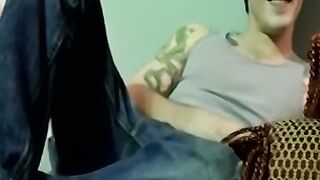 Masturbation leads to hardcore bareback with gay amateurs