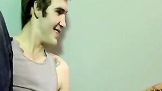 Masturbation leads to hardcore bareback with gay amateurs