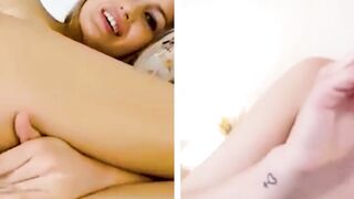 Pierced Kristen Scott webcam masturbation with lesbo friend friend