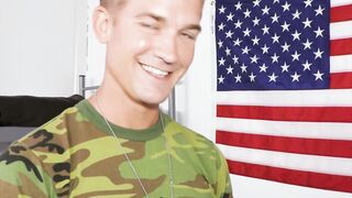 Bubble butt soldier Brandon Anderson fucked hard bareback