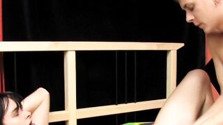 Cute inked twink Miles ass drilled bareback by pierced buddy