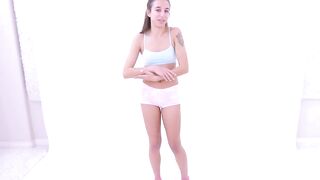 Superb Teenager reaches intense orgasm Teen Auditions