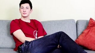 Kyler Rex gets to jack off because of his hot tight ass and hung twink