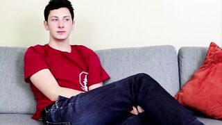 Kyler Rex gets to jack off because of his hot tight ass and hung twink