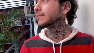 LatinoJuice.com - Milo Star & Chiwi Black - Pierced stud Chiwi Black swallows Latino