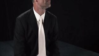 Suited President Oaks pounds his big cock into the smooth ass of sexy Cole Blue