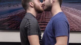 FTMPussy.com - Luke Hudson & Tyler Castle - Huge cocked Tyler lets sexy trans boy swa