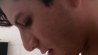 Kinky teen Ragel gets bondage and submits to his dominant master