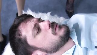 Zero gravity sexcapade of Casey Kat and Fluffy intergalactic threesome adventure