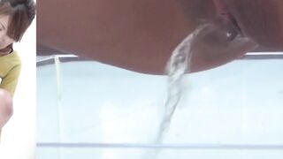 Hairy Japanese pussies spraying piss in horny compilation