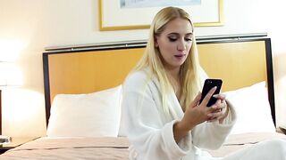Cute blonde babe Sierra Nicole fucked by masseurs hard cock