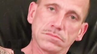 Hot athletic senior moans during a passionate anal play