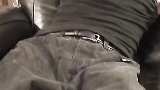 Hot athletic senior moans during a passionate anal play