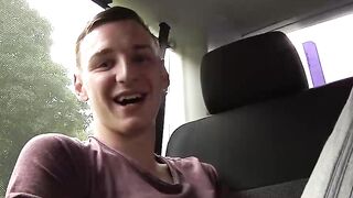 Young blonde twink picked up for a round of anal sex