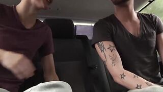 Young blonde twink picked up for a round of anal sex