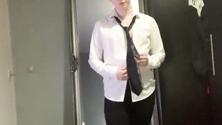 Kinky toys addicted teen Conor Rey masturbates in hot solo