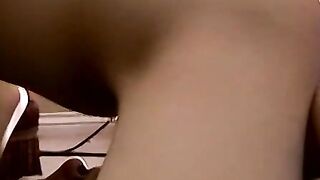 Amateur twink sucked by mature guy and cums in his mouth