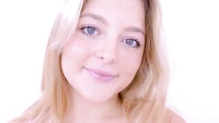 Cute 18 Blonde gets mouth and deep throat fucked