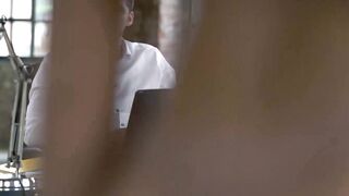 Angelika Grays seduces her boss in office by masturbating