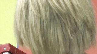 Sexy twink Miles fucked bareback after intense blowjob