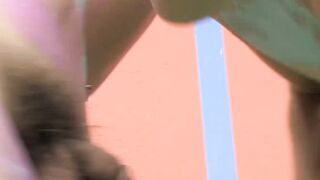 Sexy twink Miles fucked bareback after intense blowjob