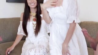 So stepmom and I have a double wedding