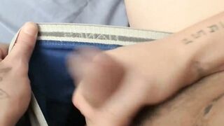 Straight muscled hunks in a compilation of spurting cream out of their dicks