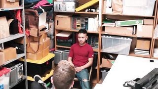 Perps4Sale.com - Dublin Grey & Valentino - Blindfolded twink thief mouthfucked by kin