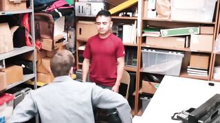 Perps4Sale.com - Dublin Grey & Valentino - Blindfolded twink thief mouthfucked by kin