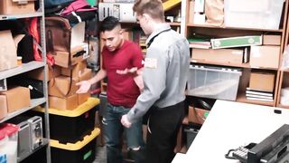 Perps4Sale.com - Dublin Grey & Valentino - Blindfolded twink thief mouthfucked by kin