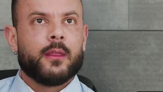 Its challenging to breathe when Im getting choked by DILF Sir Peters gigantic cock
