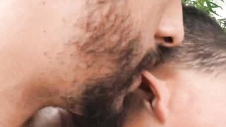 LatinoJuice.com - Felix & Mauri - Bearded hunk Felix spreads his legs to get gobbleed