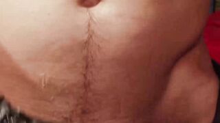 Race Cooper moans soft and low as he rocks in a sling, swaying ever so gently to and