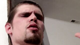 Stunning nine inches cock rubbing by attractive Nolan