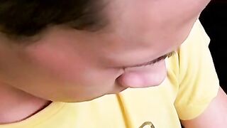 Cute chainsmoker stroke his cock as he blows smoke clouds