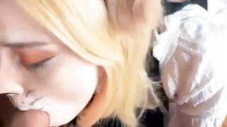 Steampunk Girl Hard Doggy Sex and Blowjo