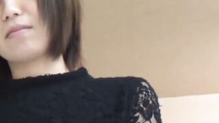 Pretty Japanese brunettes pissing while hidden camera films