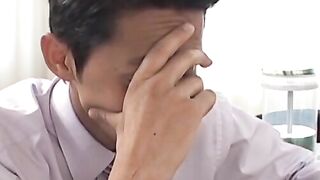 Two cock hungry Latino twinks screwing at the office