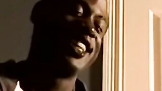 Black amateur strips and masturbates into an intense orgasm