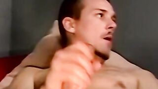Mature man receives raw dick and cum in mouth from youngster