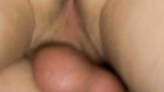 Horny twink creampied after bareback and deepthroat 69