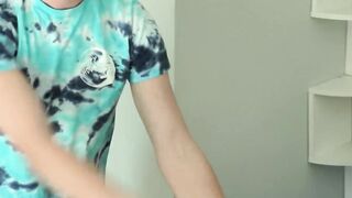 Smooth twink Trey Woods ass ravaged after passionate blowjob