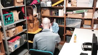 Perps4Sale.com - Billy Saint & Shay Stone - Skinny thief twink offers hunk cop a slop