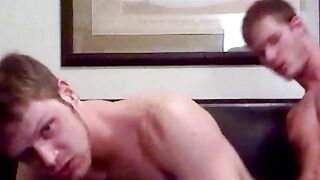 Hot Brian Bonds and Aiden Kennedys came hard after an intense assfuck