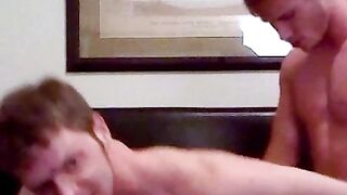 Hot Brian Bonds and Aiden Kennedys came hard after an intense assfuck