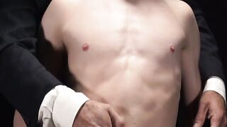Dominant Dale Savage fingered the rounded ass of hot Marcus Ryan in a rough ass pound